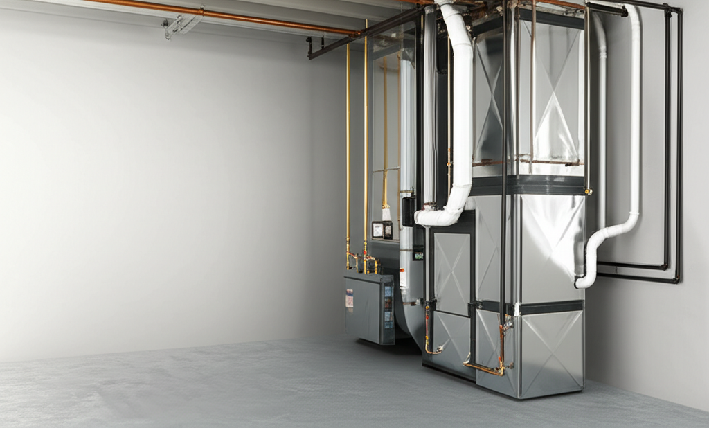 New HVAC system installation in a Bonham home